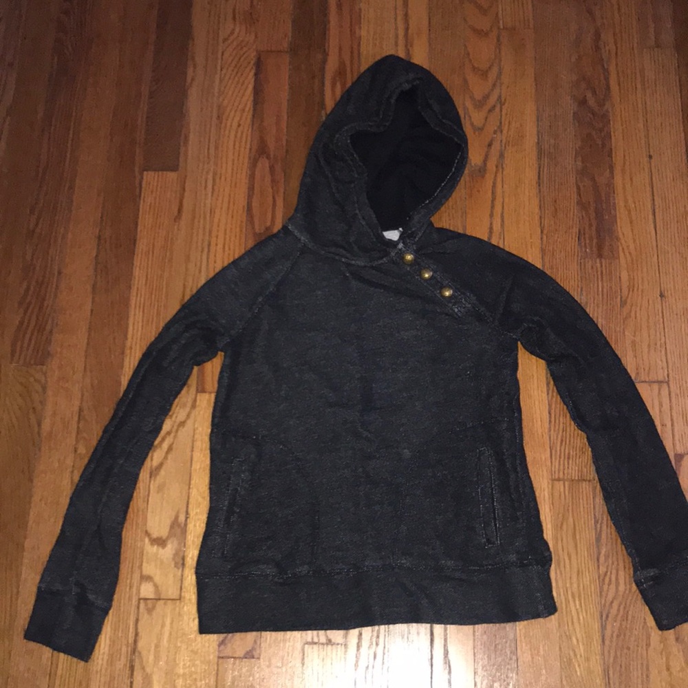 Black with gold buttons LRL sweatshirt